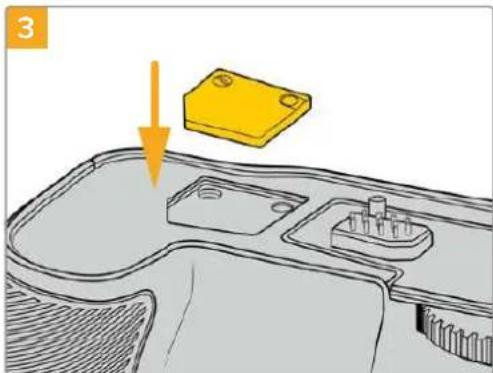Blackmagic Design Pocket Cinema Camera 6K - Attaching Blackmagic Pocket Camera Battery Pro Grip - 3