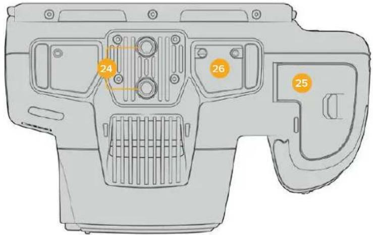 Blackmagic Design Pocket Cinema Camera 6K - Kameraunterseite - 1