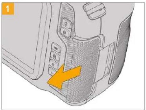 Blackmagic Design Pocket Cinema Camera 6K - Para Insertar una tarjeta CFast: - 1
