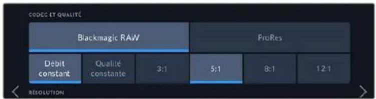 Blackmagic Design Pocket Cinema Camera 6K - Codec et qualité - 1