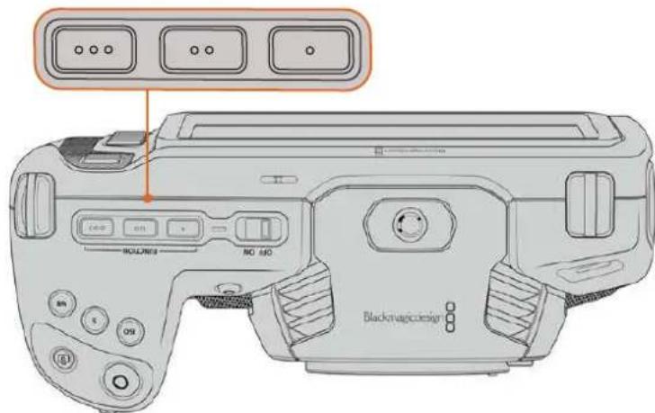Blackmagic Design Pocket Cinema Camera 6K - Réglage des boutons de fonction - 1
