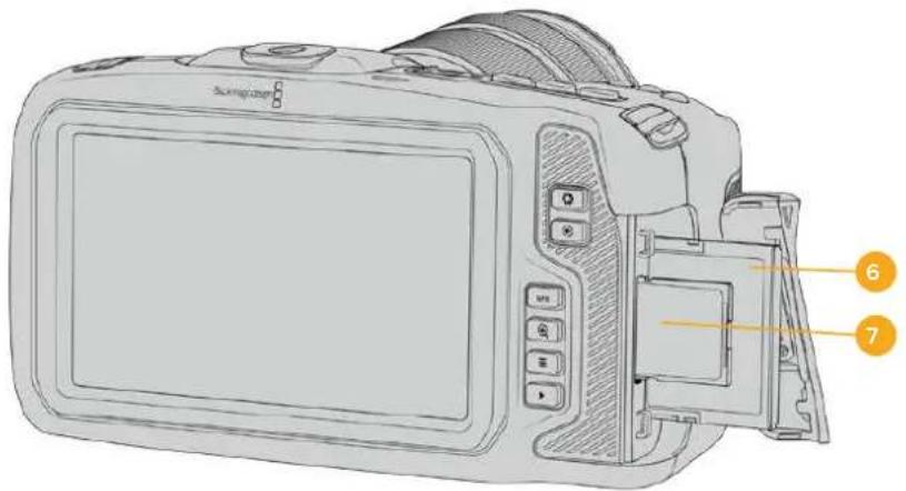 Blackmagic Design Pocket Cinema Camera 6K - Rechte Kameraseite - 1
