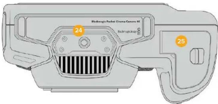 Blackmagic Design Pocket Cinema Camera 6K - Parte inferior - 2