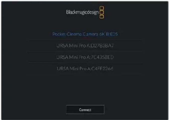 Blackmagic Design Pocket Cinema Camera 6K - Para vincular la CAMERA a un iPad por primera vez: - 1