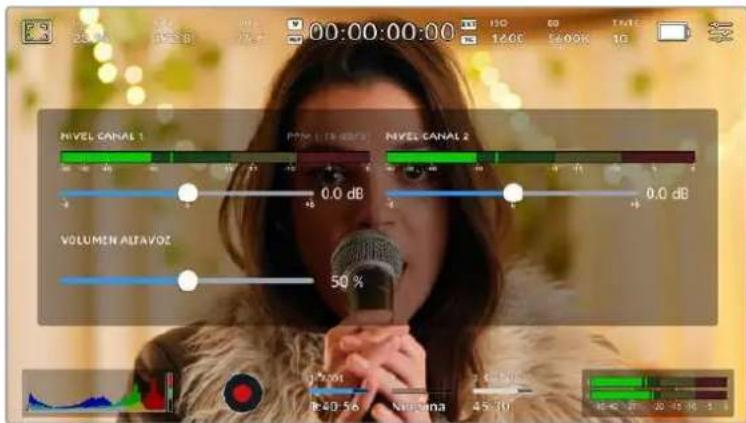 Blackmagic Design Pocket Cinema Camera 6K - Vúmetros - 2