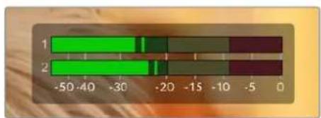 Blackmagic Design Pocket Cinema Camera 6K - Audio Meter - 1