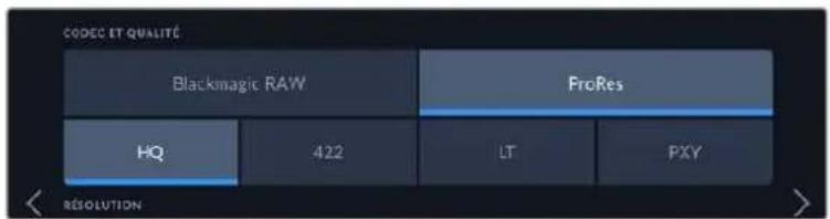 Blackmagic Design Pocket Cinema Camera 6K - Codec et qualité - 2