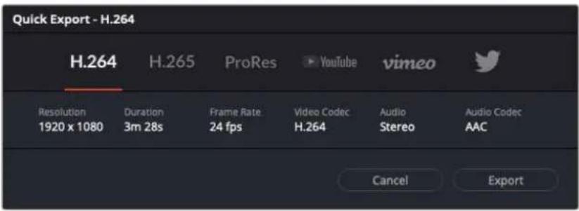Blackmagic Design Pocket Cinema Camera 6K - To use Quick Export: - 1