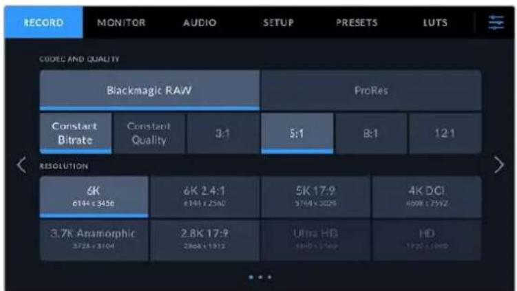 Blackmagic Design Pocket Cinema Camera 6K - Dashboard - 1