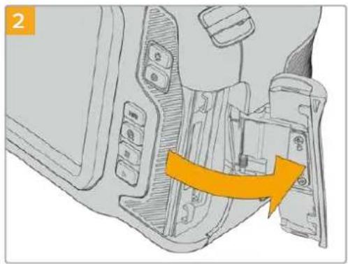 Blackmagic Design Pocket Cinema Camera 6K - Para Insertar una tarjeta CFast: - 2