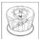 BAMIX Jamie Oliver I - PowderDisc (dishwasher safe) - 1