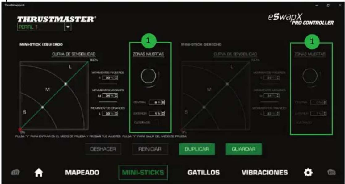 THRUSTMASTER eSwap X Pro - Configuración de los mini-sticks y modulo de volante de carreras - 5