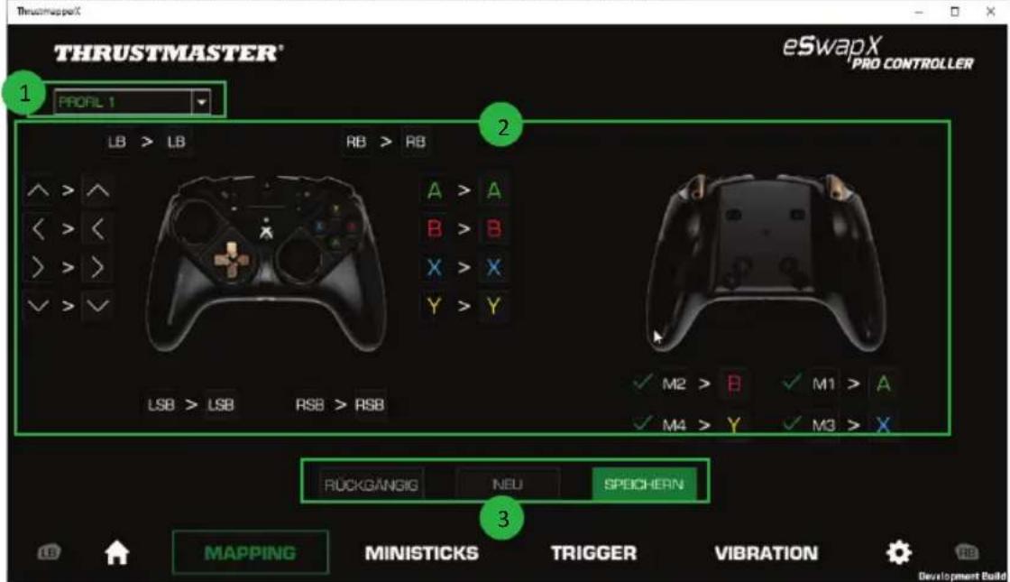 THRUSTMASTER eSwap X Pro - Tasten-Mapping - 1