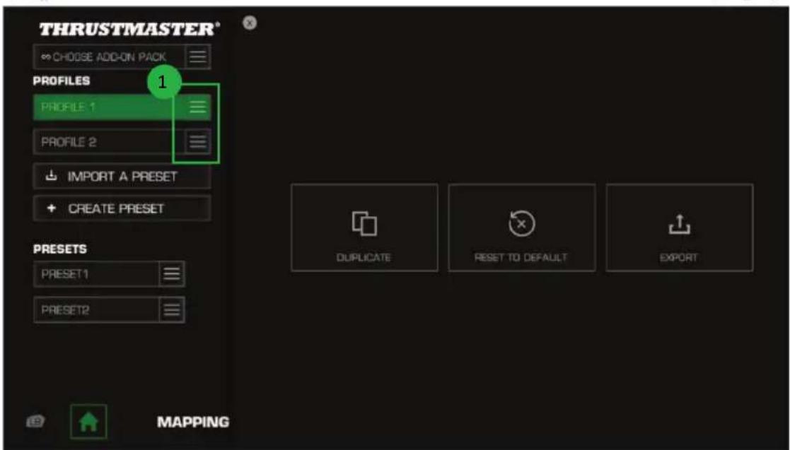THRUSTMASTER eSwap X Pro - Profile 2: - 3