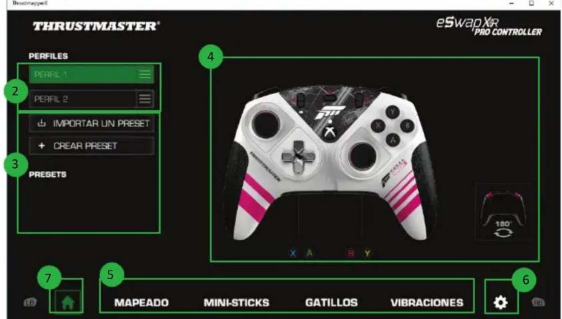 THRUSTMASTER eSwap X Pro - Págrina de inicio - 2