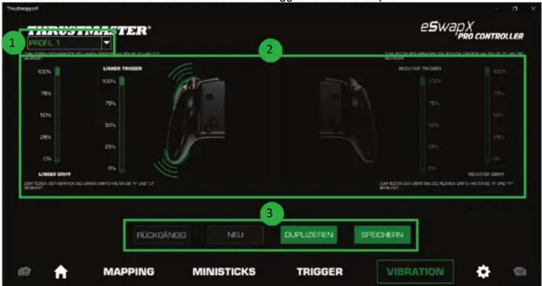 THRUSTMASTER eSwap X Pro - Einstellen der Vibration - 1
