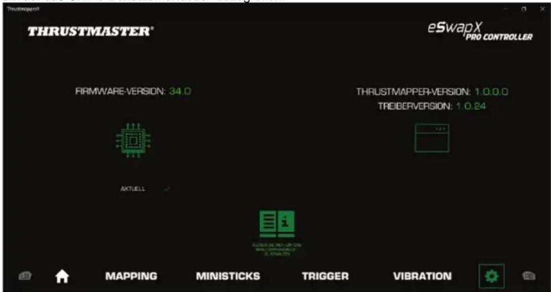 THRUSTMASTER eSwap X Pro - Überprüfung und Aktualisierung der verschiedene Elemente - 1
