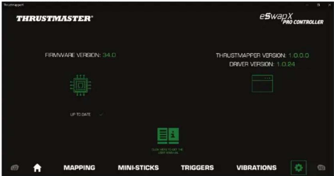 THRUSTMASTER eSwap X Pro - Verifying and updating the different elements - 1