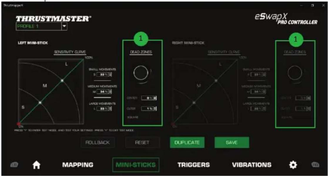 THRUSTMASTER eSwap X Pro - Configuring the mini-sticks and racing wheel module - 5
