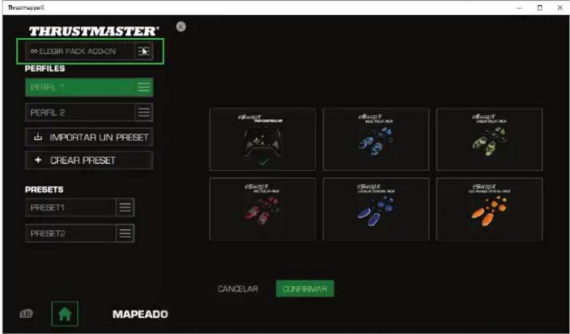THRUSTMASTER eSwap X Pro - Gestión de packs add-on - 1