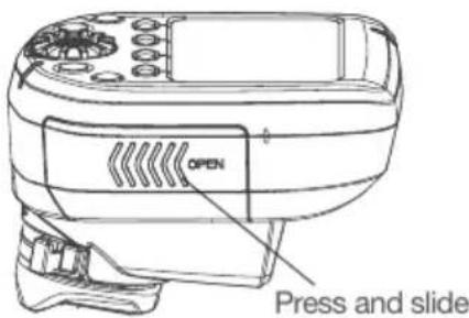 Rotolight ELSkyport Transmitter Plus HS - INSTALLING THE BATTERIES - 1