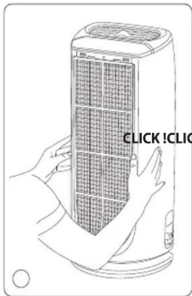 ROWENTA XD6081F0 - DISASSEMBLING/REASSEMBLING FILTERS - 8