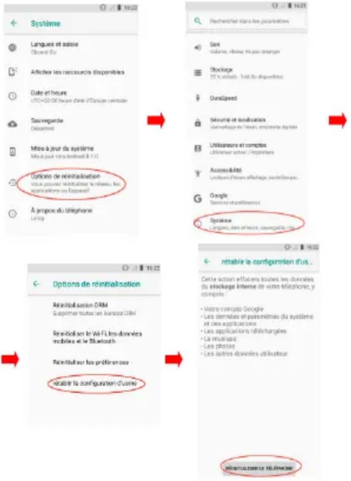 LOGICOM Le Prime - Réinitialisation - 1
