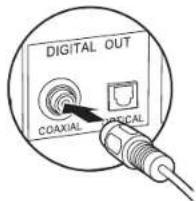 PIONEER PD50AE - Raccordement à l'aide d'un câble coaxial numérique - 1