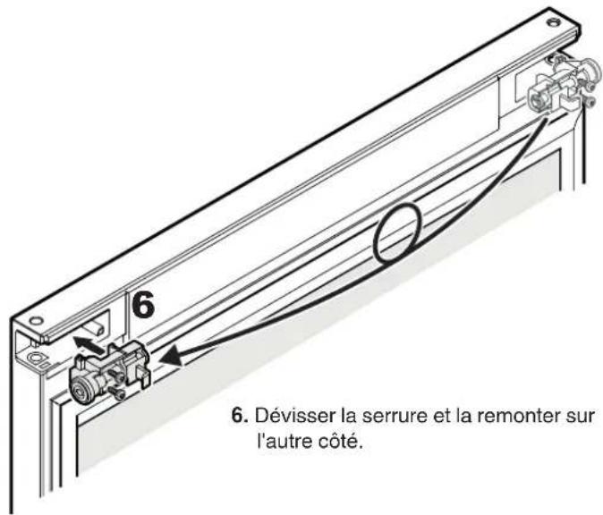 LIEBHERR WKt 555222 - Inversion du sens d'ouverture de la porte - 2