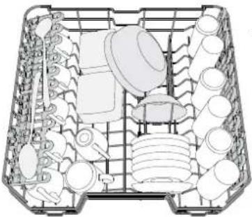 WHIRLPOOL WFC 3C26N F - ВЕРХНЯЯ КОРЗИНА - 1