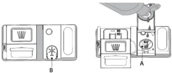 WHIRLPOOL WFC 3C26N F - REMLIR LE DISTRIBUTEUR DE LIQUIDE DE RINÇAGE - 1