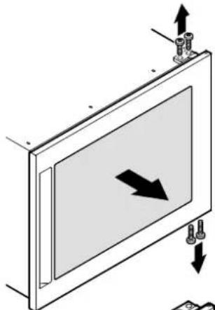 LIEBHERR WKEes 55321 - Inversion du sens d'ouverture de la porte - 1