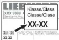 LIEBHERR EWTdf 235321 - Classe climatique - 1