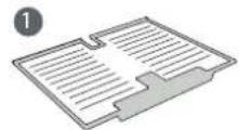 WHIRLPOOL W5 721E OX 2 - Процедура очистки принадлежности STOP FROST - 1