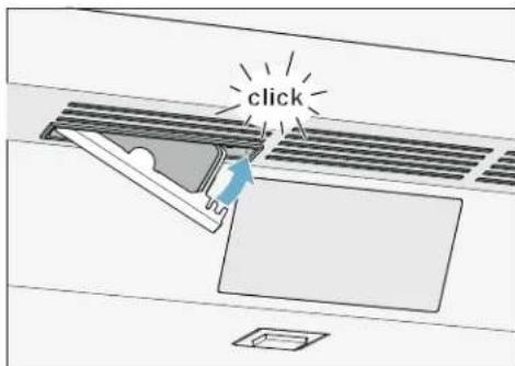 BOSCH B30IR905SP - Changing the odor filter - 3