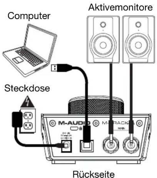 M-AUDIO Track Hub - Beispiel 2 - 1