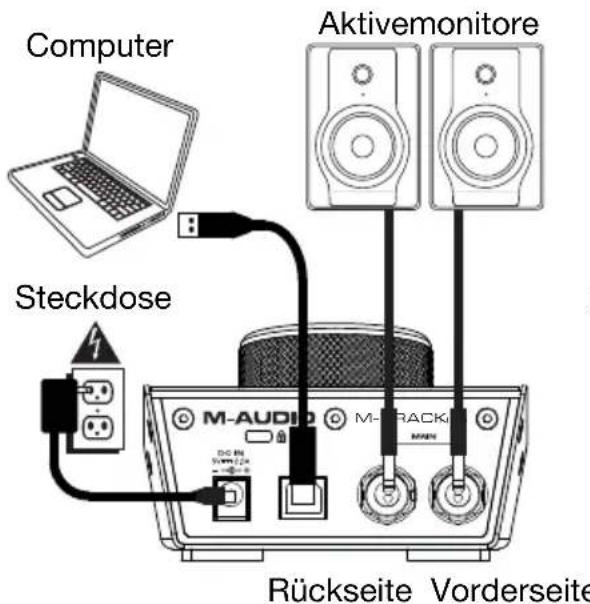 M-AUDIO Track Hub - Beispiel 1 - 1