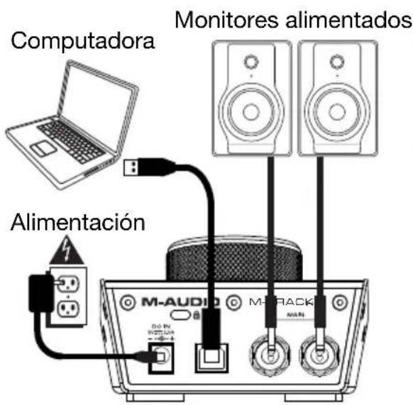 M-AUDIO Track Hub - Ejempio 2 - 1
