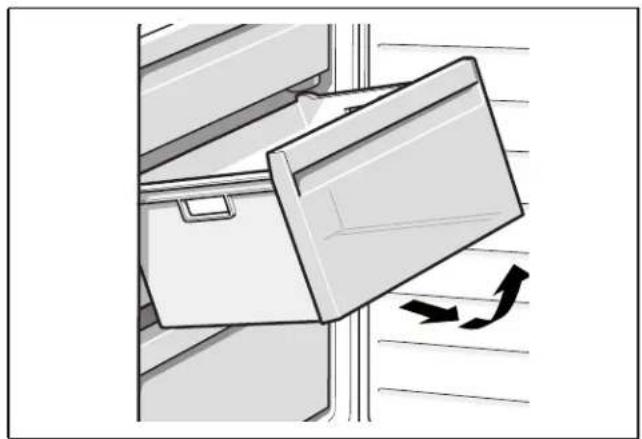 BOSCH B10CB81NVB - Taking out the frozen food container - 1