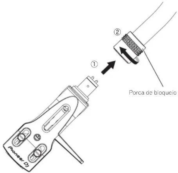 Pioneer DJ ① ② Porca de bloqueio