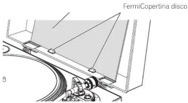 PIONEER PLX500 - Alloggio per la copertina del disco - 1