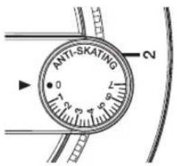 PIONEER PLX500 - Ajuste de anti-skating - 1