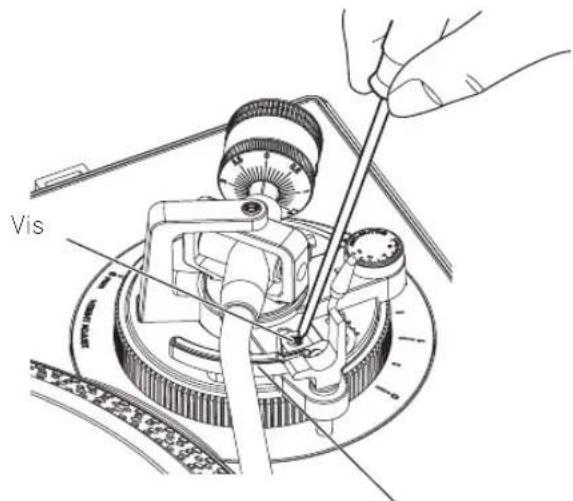 PIONEER PLX500 - Réglage de la hauteur du système de levage du bras - 1