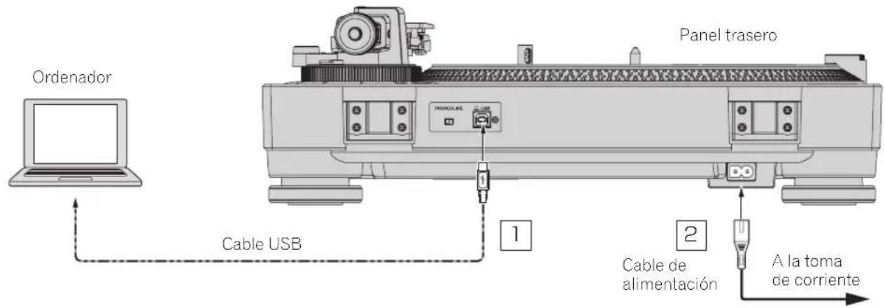 PIONEER PLX500 - Conexión con un ordenador - 1