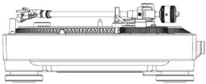 PIONEER PLX500 - Houd de arm van de armsteun en pas de balans zo aan dat hij horizontaal staat. - 1