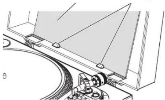 PIONEER PLX500 - Aufstellen einer Schallplattenhülle - 1