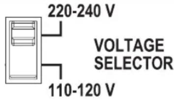 PIONEER PLX500 - El ajuste predeterminado del selector de tensión es de 220-240 V. Ajústelo a la tensión correcta de su país o región. - 1