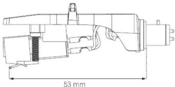 PIONEER PLX500 - Réglage du surplomb - 1