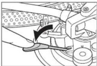 TECHNICS SL1200MK7 - Lower the cue lever slowly. The tone arm moves down slowly. - 1