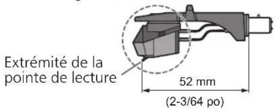 TECHNICS SL1200MK7 - Réglez le porte-à-faux. - 1